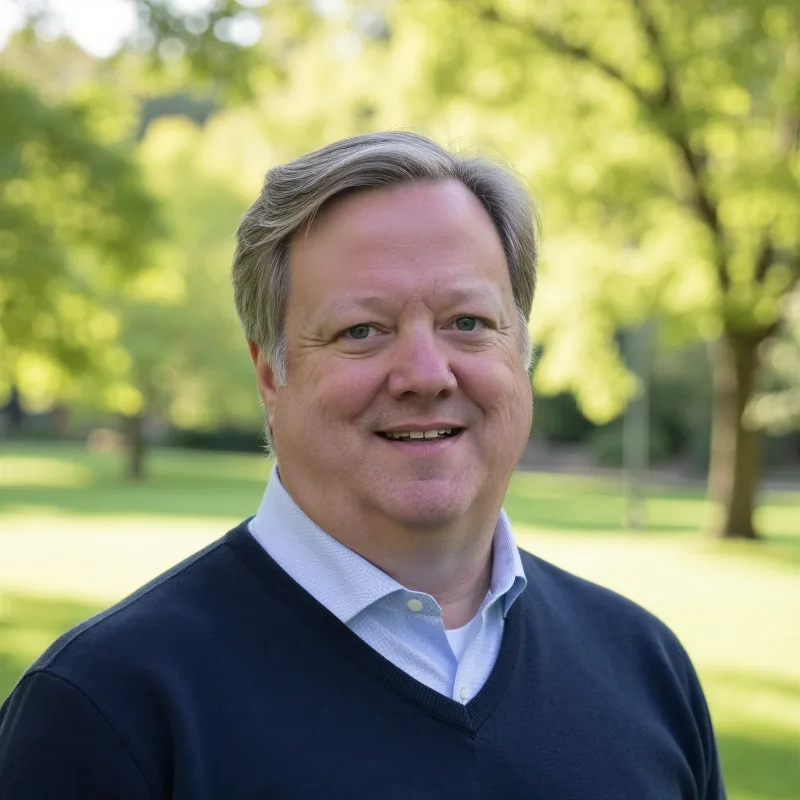 Portrait of John David Marx, founder of nosource.